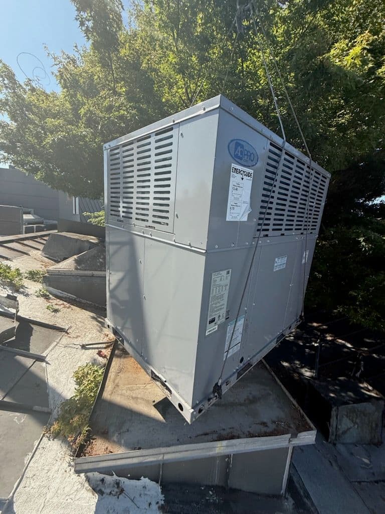 Seamless HVAC Crane Operation in Beverly Hills image